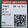 Голки Groz-Beckert DCX27 No 75, фото 2