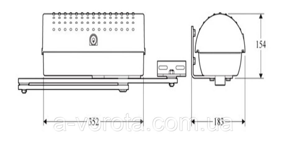 BFT IGEA kit рычажная автоматика для распашных ворот до 6м - фото 4 - id-p1479191138