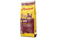 Сухой корм Josera Kids Junior для щенков и юниоров с 8-й недели жизни, с птицей, кукурузой и рисом, 15 кг