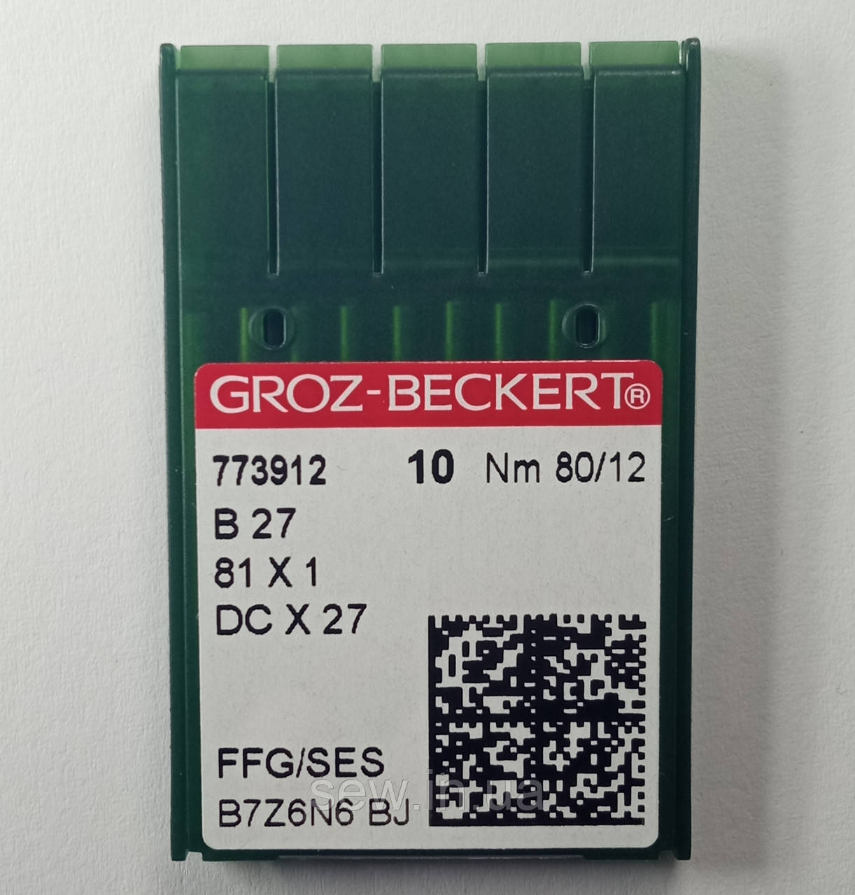 Голки Groz-Beckert DCX27 SES № 80