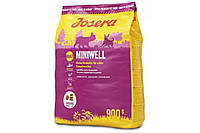 Сухой корм Josera Adult Miniwell для взрослых собак малых пород, с птицей, рисом и кукурузой, 900 г