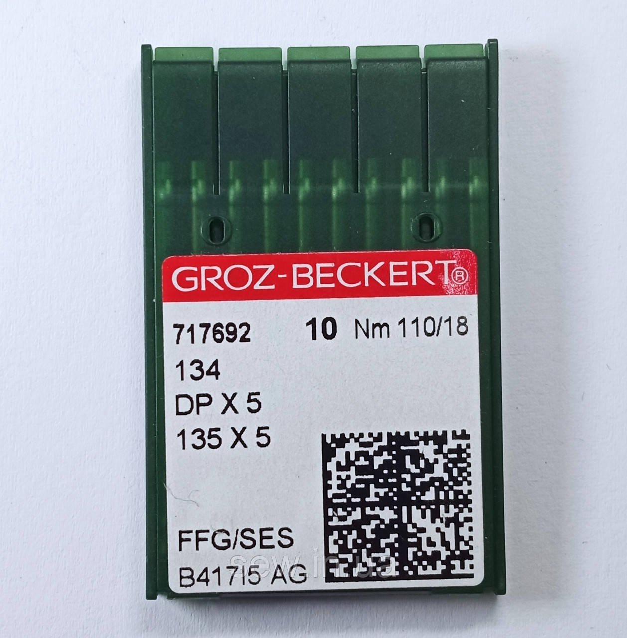 Голки Groz-Beckert DPx5 SES No110, фото 1