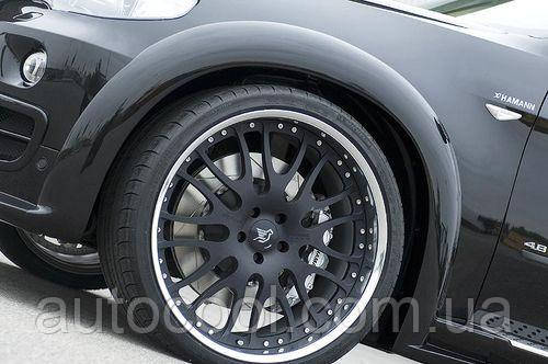 Накладки розширювачі на арки для BMW X5 E70 2007-2013 р. у стилі Hamann Flash