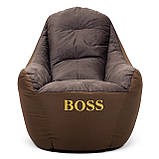 Крісло мішок, безкаркасне крісло, м'який пуф, крісло BOSS ХХЛ, Виробництво, фото 3