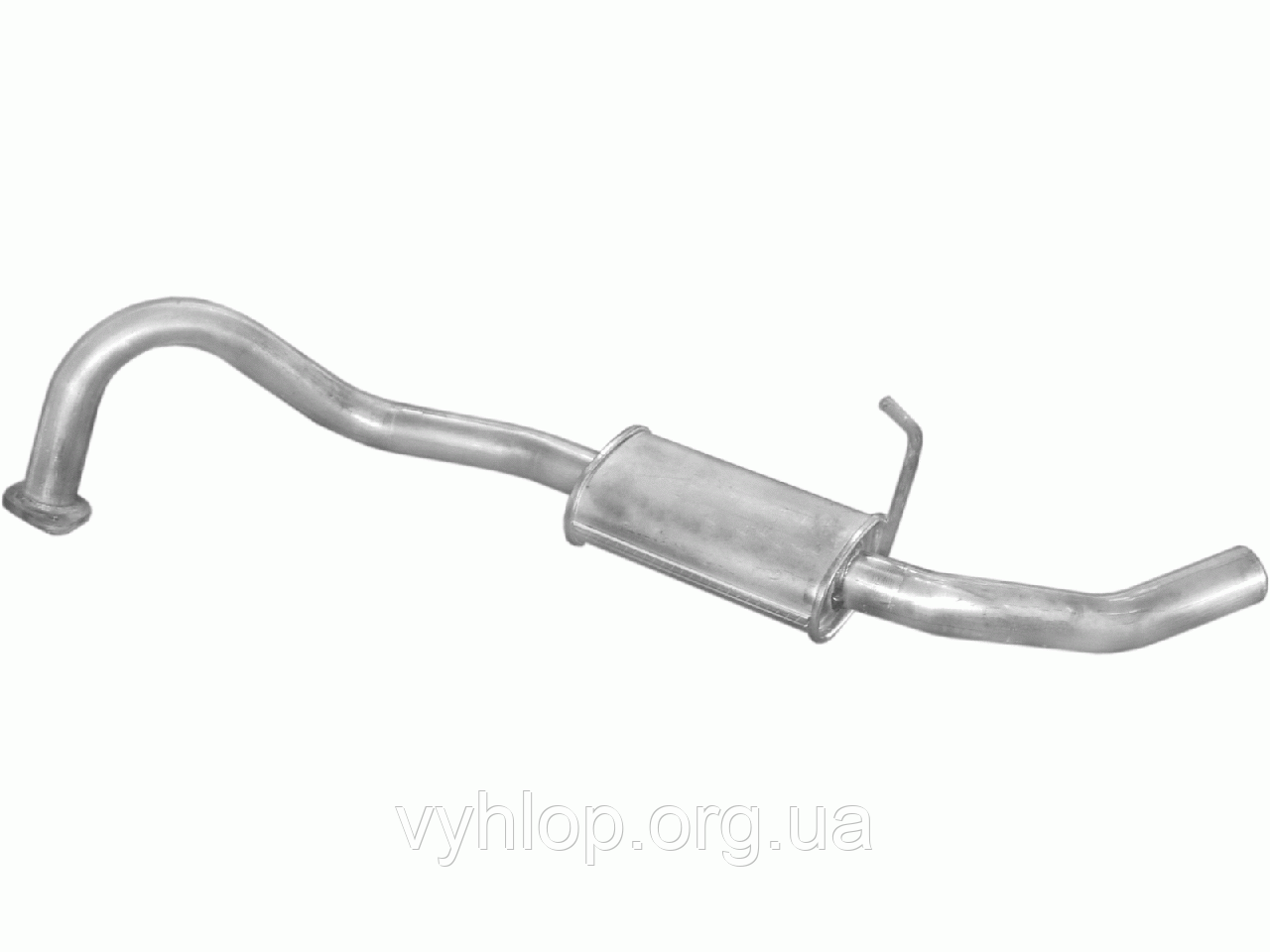 Глушник Мазда МПВ (Mazda MPV) 2.5 TD 96 (12.197) Polmostrow алюминизированный