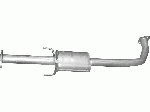 Резонатор Хюндай І30 (Hyundai I30) 1.6 D, 2/0 D (10.77) 5/2007 - 11/2011 Polmostrow алюминизированный