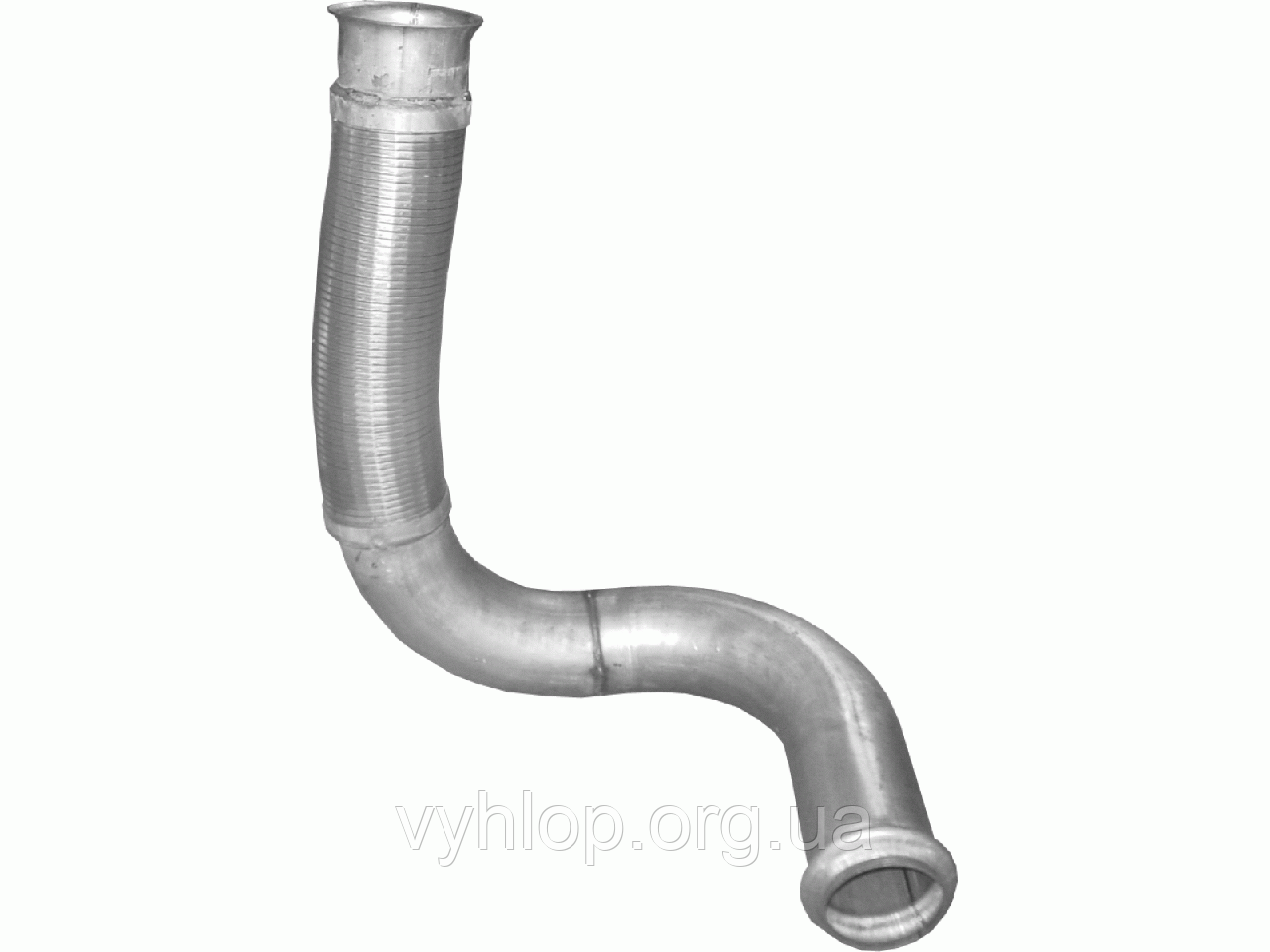 Труба приймальна Рено Преміум (Renault Premium) 01/01 - din 66121 (70.13) Polmostrow алюминизированный