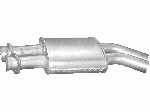 Глушник Мерседес В126 (Mercedes W126) 4.2/4.9/5.0 85-91 (13.17) Polmostrow алюминизированный