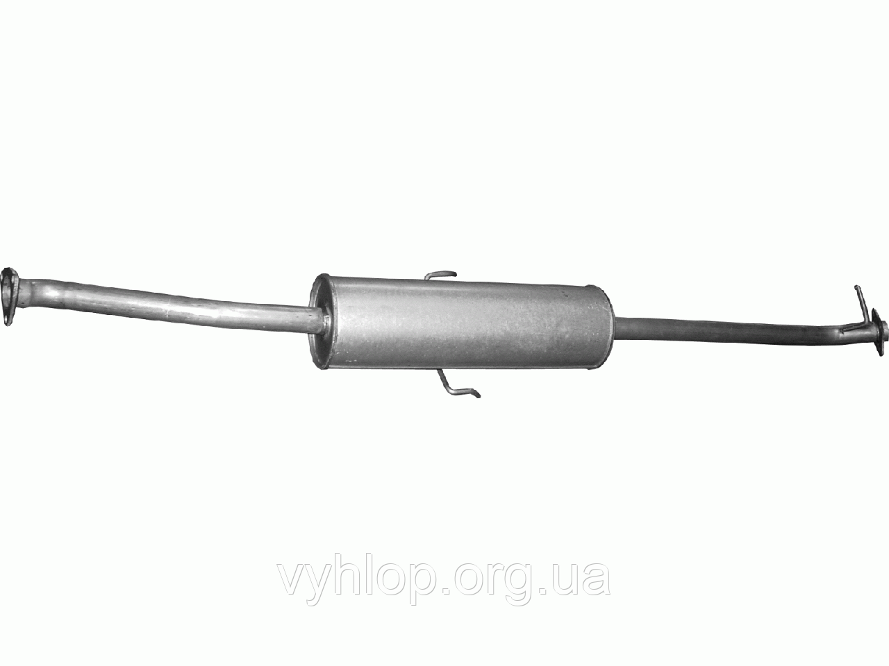 Резонатор Хонда СРВ (Honda CRV) 2.0 i 16V, 01/02-09/06 (09.11) Polmostrow алюминизированный