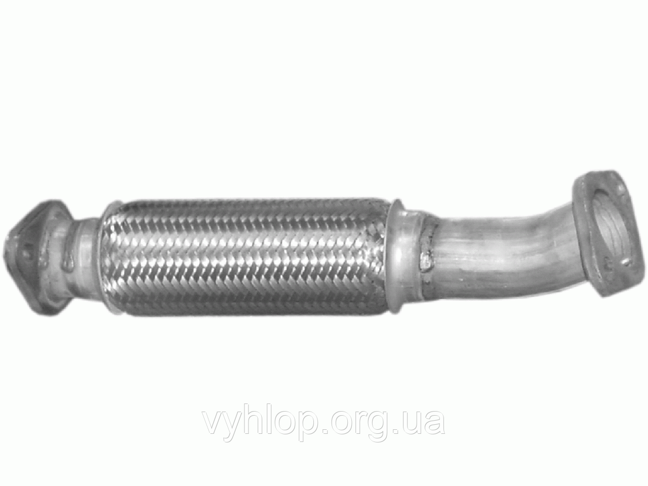 Труба середня з гофрою Форд Фокус (Ford Focus) 1.8 TD 98-04 (08.673) Polmostrow