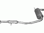 Глушитель задний Мазда МХ5 (Mazda MX5) 1.6 16V 94-98 (12.11) Polmostrow