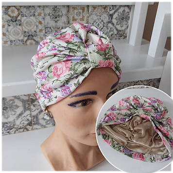 Чалма, хіджаб, шапка для алопеції з підкладкою ODIT - 3