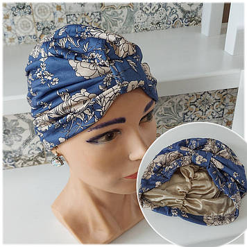 Чалма, хіджаб, шапка для алопеції з підкладкою ODIT - 5