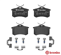 Тормозные колодки зад. Golf 4, Passat B5, Bora, Octavia, Fabia, 308, 307, 207, 208, 807 BREMBO P85020