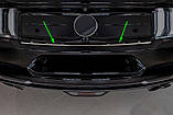 Захисна накладка на задній бампер для Ford Mustang 2015+, GT2020+ /чорна нерж.сталь/, фото 3