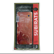 Хамон SUBIRATS JAMON SERRANO GAS, нарізка, 100г, 20шт/ящ