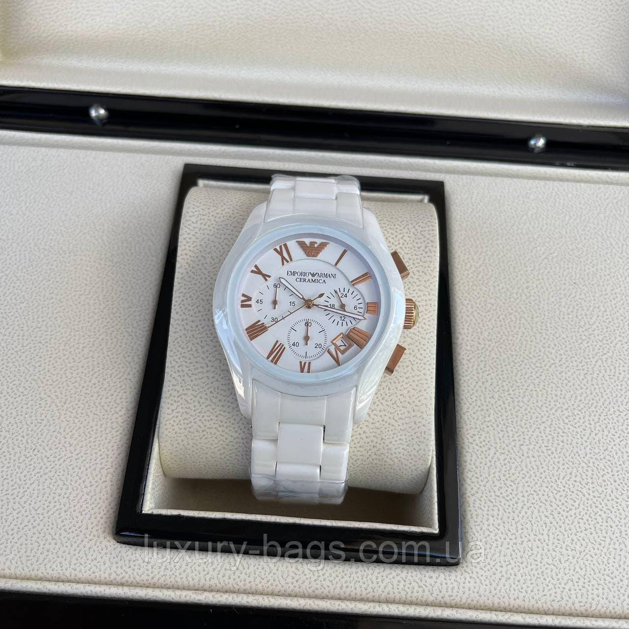 Годинник наручний Emporio Armani AR-1400 White-Gold