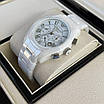 Годинник наручний Emporio Armani AR-1400 White-Silver, фото 4