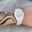 Годинник наручний Emporio Armani AR-1400 White-Silver, фото 9
