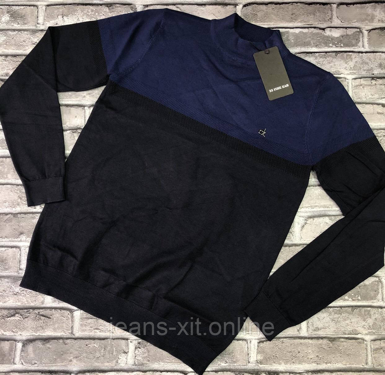 Светр Чол. 2XL(р) темно-синій 338071 Ck Туреччина Осінь-D