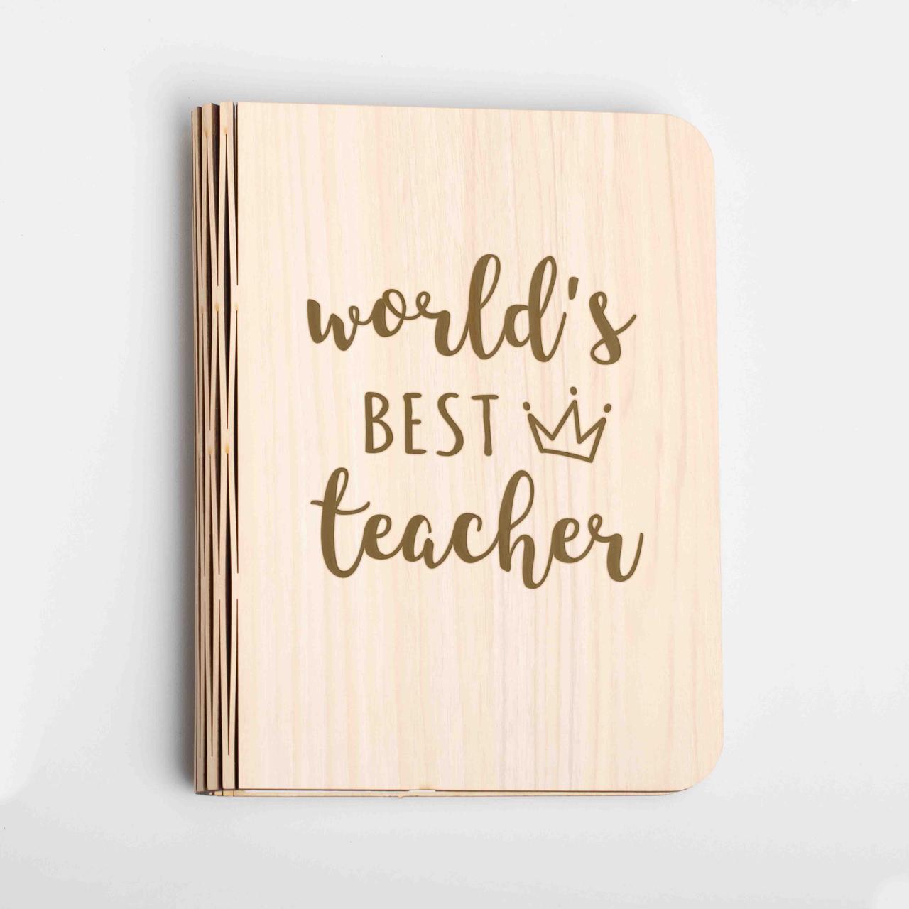 Книга-нічник "World`s best teacher" L