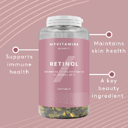 Ретинол MyProtein MyVitamins Retinol 2400 мкг 30 капс., фото 3