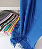 Шаль палантин шарф довгий Cashmere - т/синый, фото 3