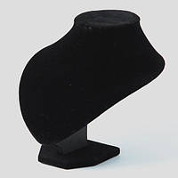Підставка Шия ювелірна на ніжці, оксамит, Колір: чорний, Розмір: 175х190мм 28_1_7