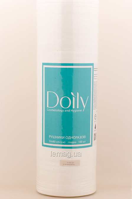 Doily Рушники в рулоні 50х80 см, 100 шт - Гладкі, фото 1