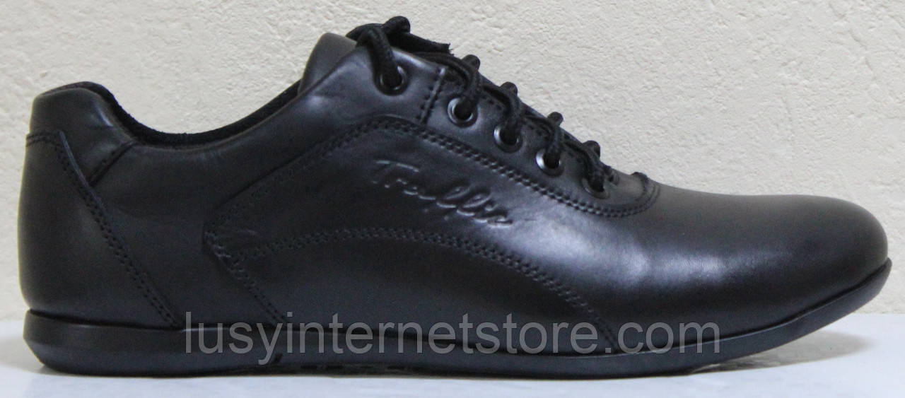 Кросівки шкіряні чоловічі від виробника модель ТР21-149, фото 1