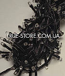 Гірлянда рубін 200 LED, Білий колір, чорний дріт, 10метров, фото 3