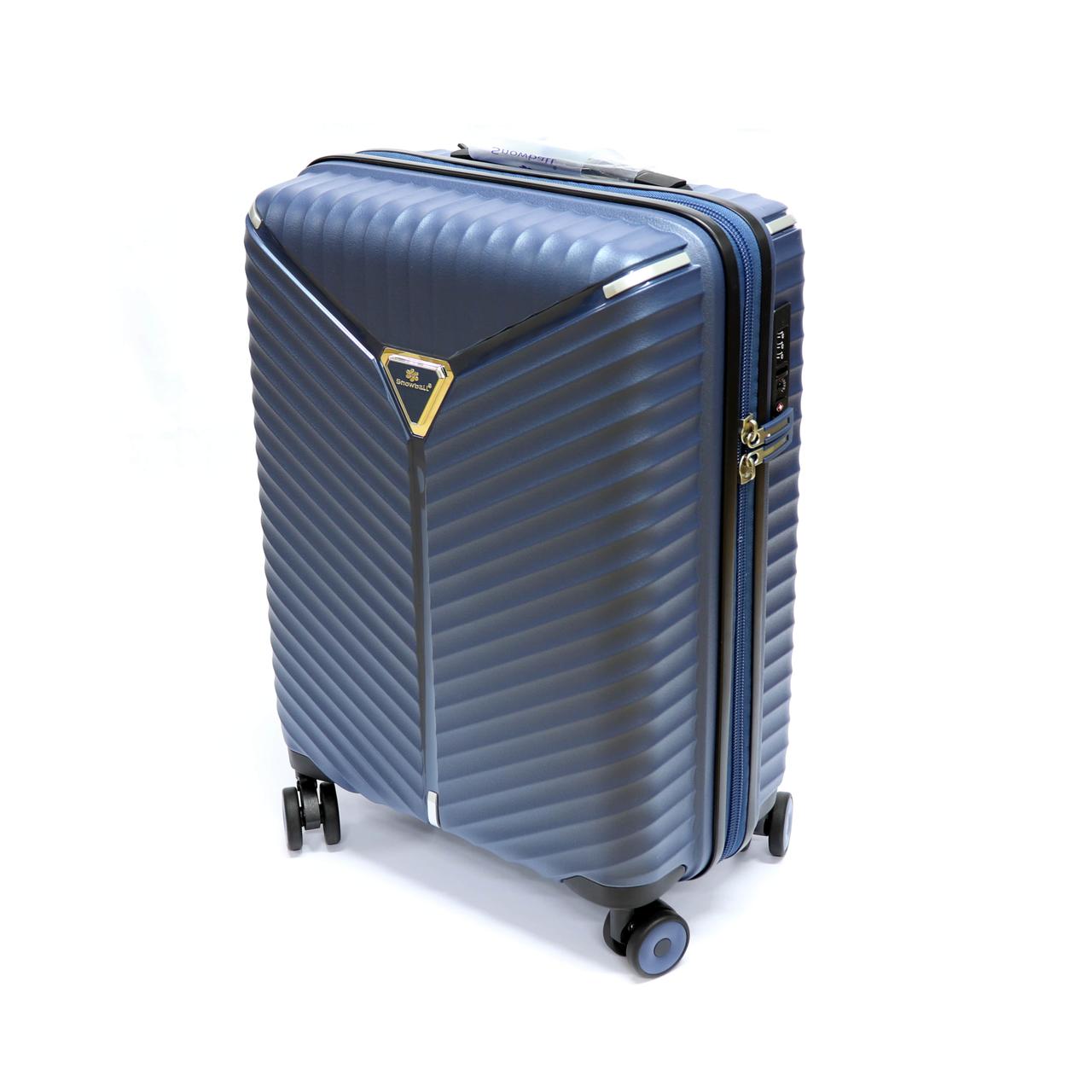 Пластикова валіза малого розміру Snowball 55x38x20 см синя