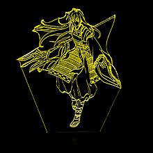 Акриловий світильник-нічник Шева-кун жовтий tty-n000950