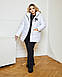 Стильна жіноча демісезонна куртка з кишенями великі розміри., фото 10
