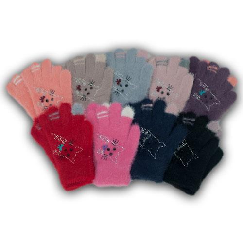 ОПТ Рукавички утеплені дитячі, р. 14 (4-6 років) (12 шт./набір), фото 1