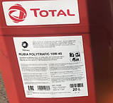 Олива моторна 10W40 TOTAL RUBIA POLYTRAFIC (RUBIA 7400) 20л, фото 2