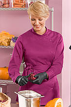 Кітель сорочка кухарська жіноча на кнопках з поясом TEXSTYLE 52р. бордовий 274-KL