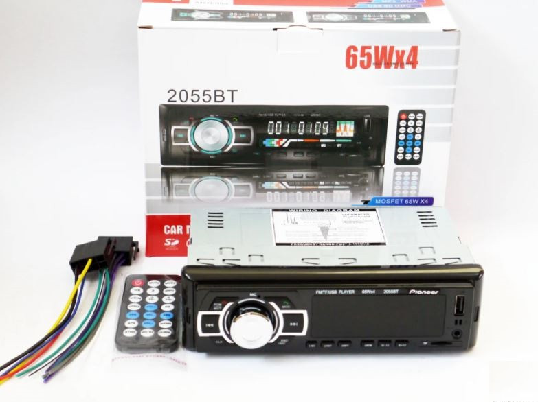 Автомагнітола 2055BT Bluetooth+USB+SD+AUX 4x60W