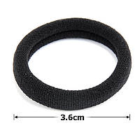 Резинка черная "Калуш " диаметр 3.6 см