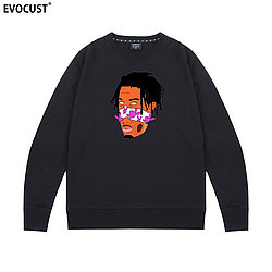 Світшот чорний LOYS Playboi Carti Awesome rap Винтаж XS