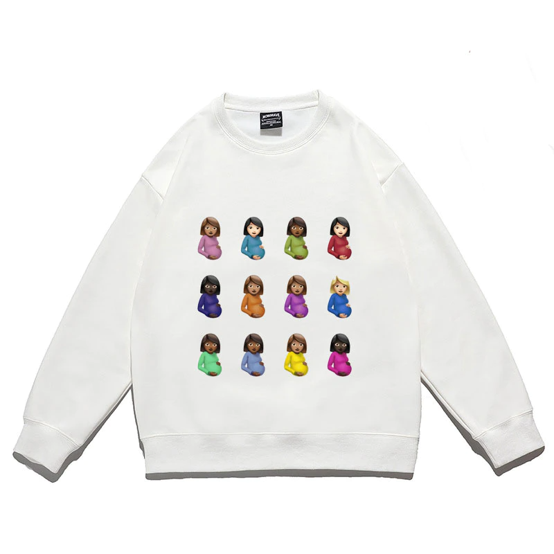 Світшот білий LOYS музика hip-hop print XS