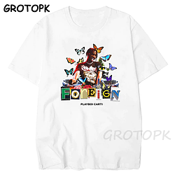 Футболка біла LOYS Playboi Carti four XS