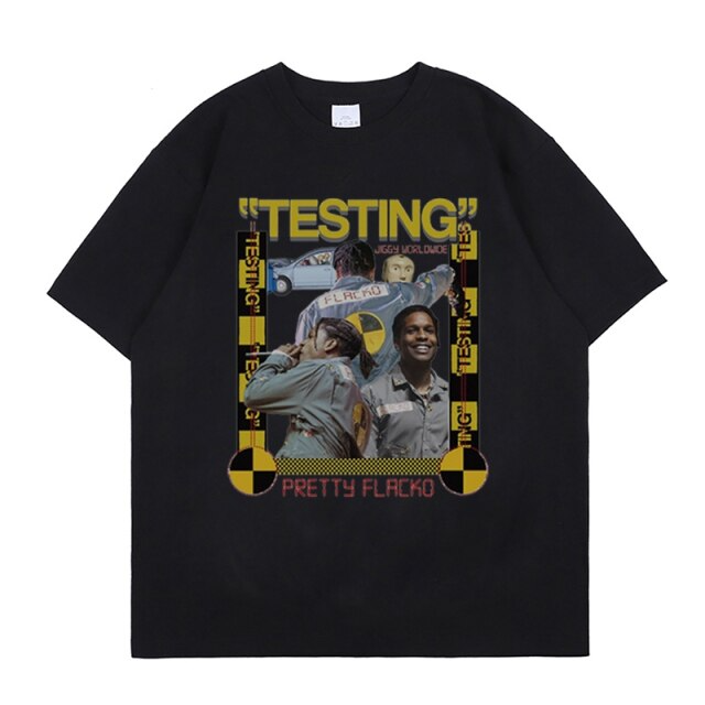 Футболка чорна LOYS Asap Rocky testing XS
