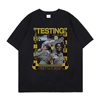 Футболка чорна LOYS Asap Rocky testing