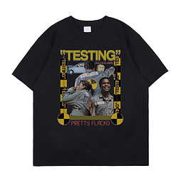 Футболка чорна LOYS Asap Rocky testing XS