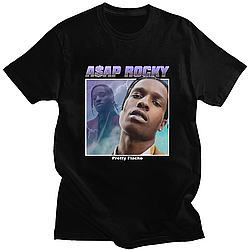Футболка чорна LOYS Asap Rocky pretty flacko XS