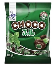 Карамель м'ятна в шоколаді Choco Jello Argo , 120 г