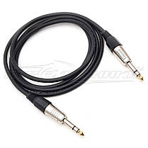 Кабель jack 6.3 mm to jack 6.3 mm стерео, у екрані, фото 5