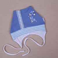 Шапочка "Татошка" Блакитний Ластик арт.27688269 Мамина Мода  Розмір 38(р)