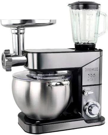 Кухонний комбайн 3в1 Royalty Line 2500W 10L Silver
